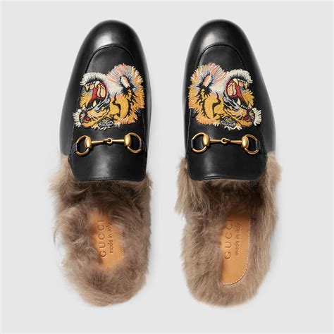 slipper gucci tiger|gucci princetown slippers.